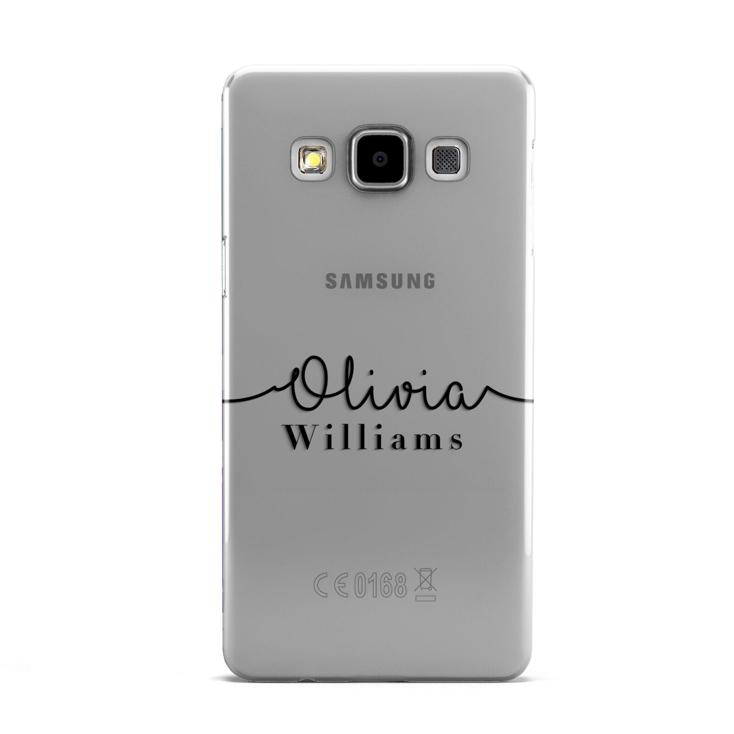 Personalised Signature Name Black Samsung Galaxy A5 Case