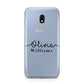 Personalised Signature Name Black Samsung Galaxy J3 2017 Case