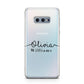 Personalised Signature Name Black Samsung Galaxy S10E Case