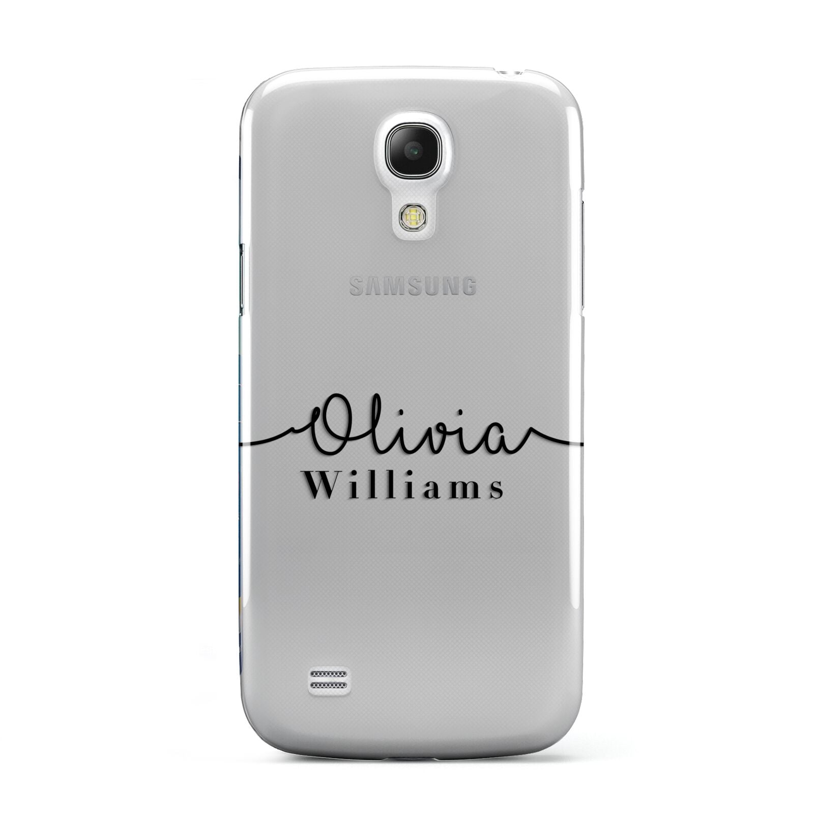 Personalised Signature Name Black Samsung Galaxy S4 Mini Case