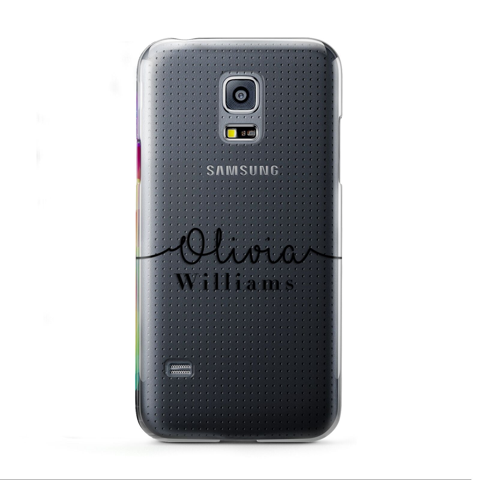 Personalised Signature Name Black Samsung Galaxy S5 Mini Case