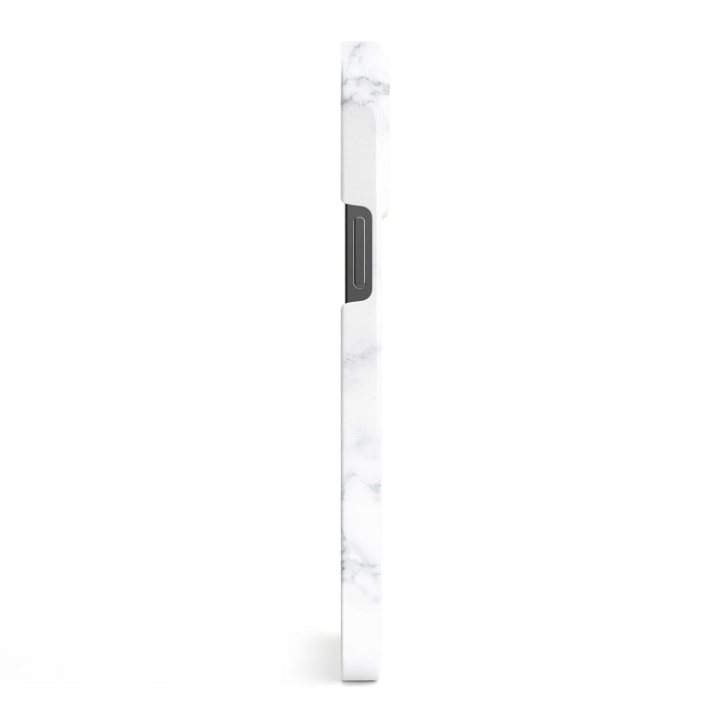 Personalised Signature Rose Gold Marble iPhone 13 Pro Max Side Image 3D Snap Case