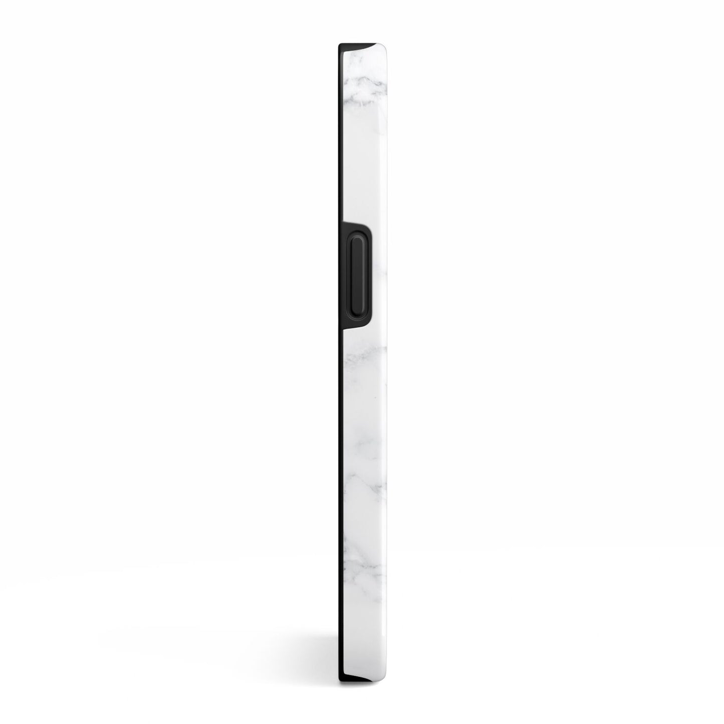 Personalised Signature Rose Gold Marble iPhone 13 Side Image 3D Tough Case