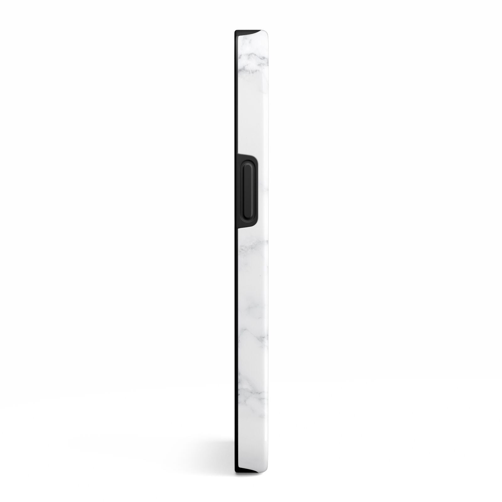 Personalised Signature Rose Gold Marble iPhone 13 Side Image 3D Tough Case