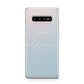 Personalised Signature Typography White Protective Samsung Galaxy Case