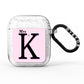 Personalised Single Initial AirPods Glitter Case