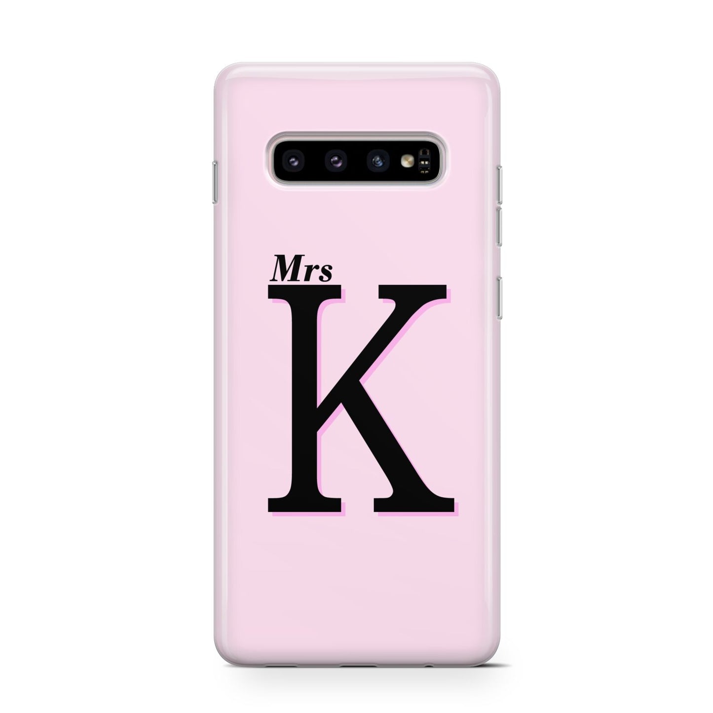 Personalised Single Initial Protective Samsung Galaxy Case