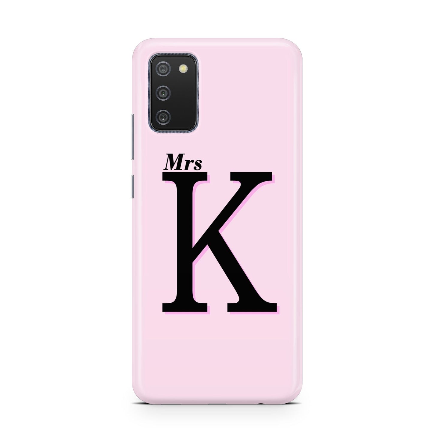 Personalised Single Initial Samsung A02s Case