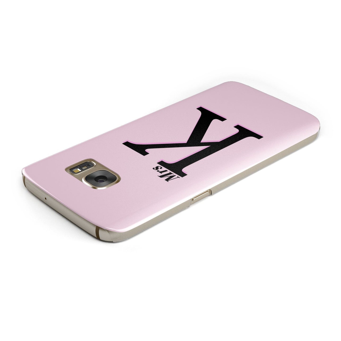 Personalised Single Initial Samsung Galaxy Case Top Cutout