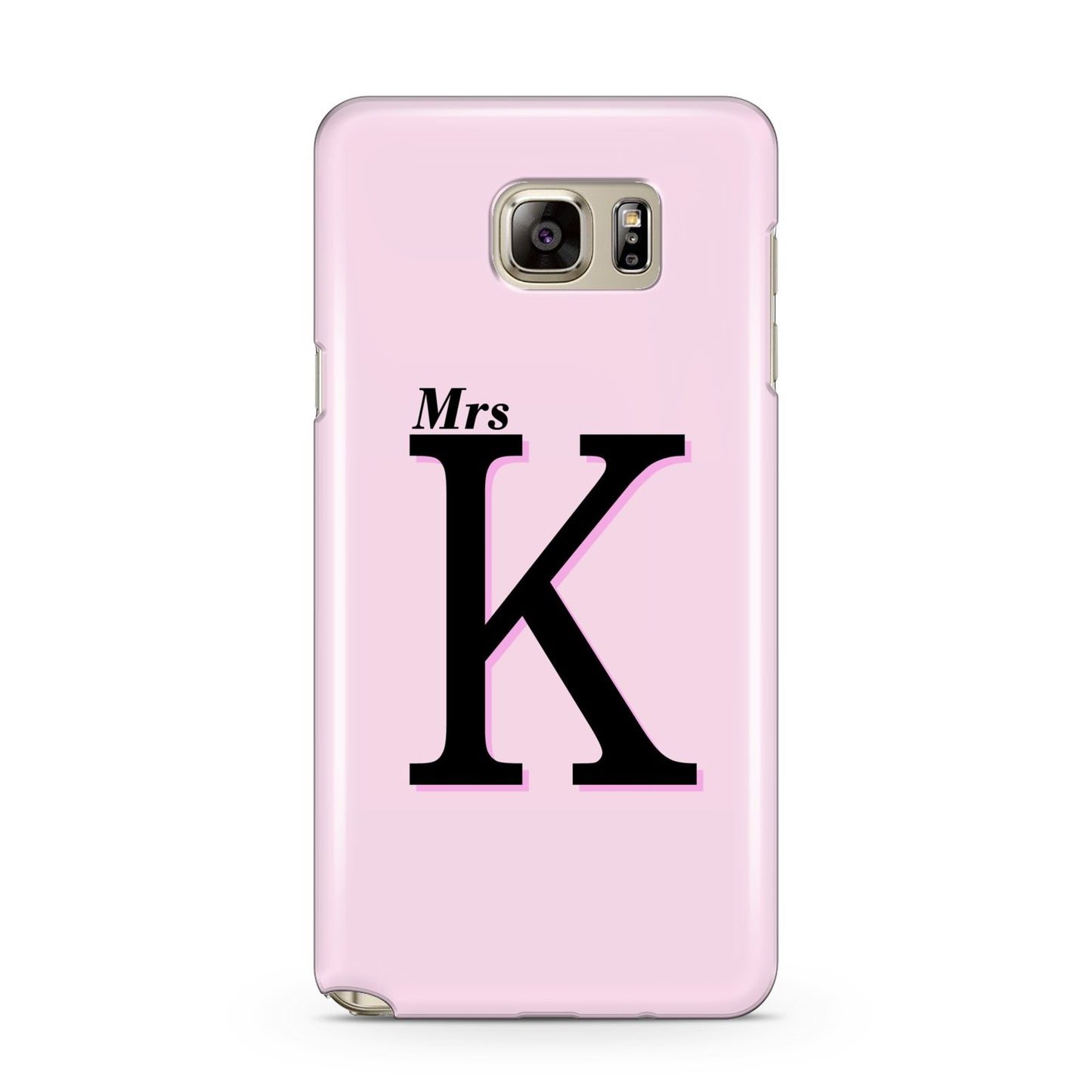 Personalised Single Initial Samsung Galaxy Note 5 Case