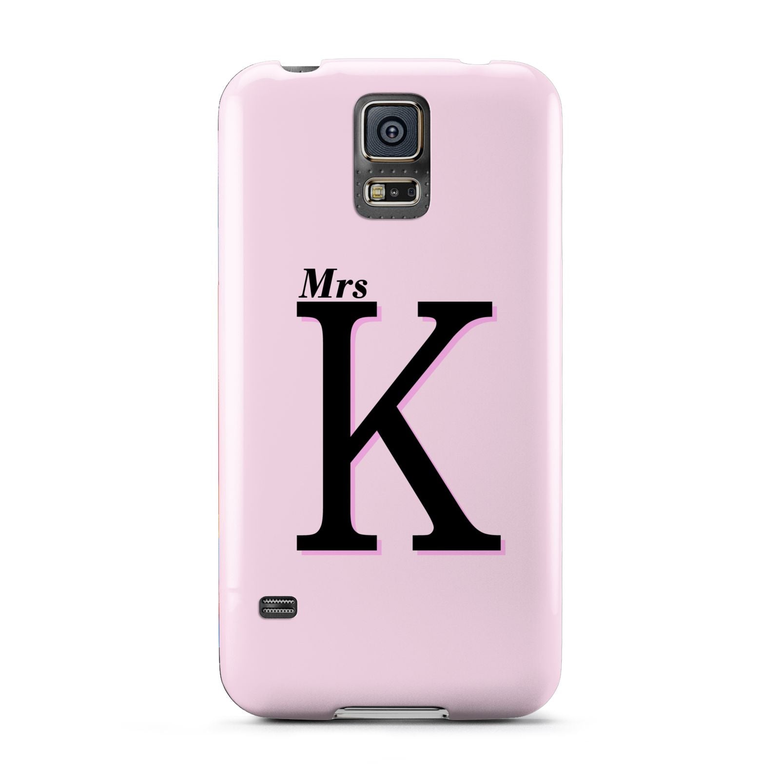 Personalised Single Initial Samsung Galaxy S5 Case