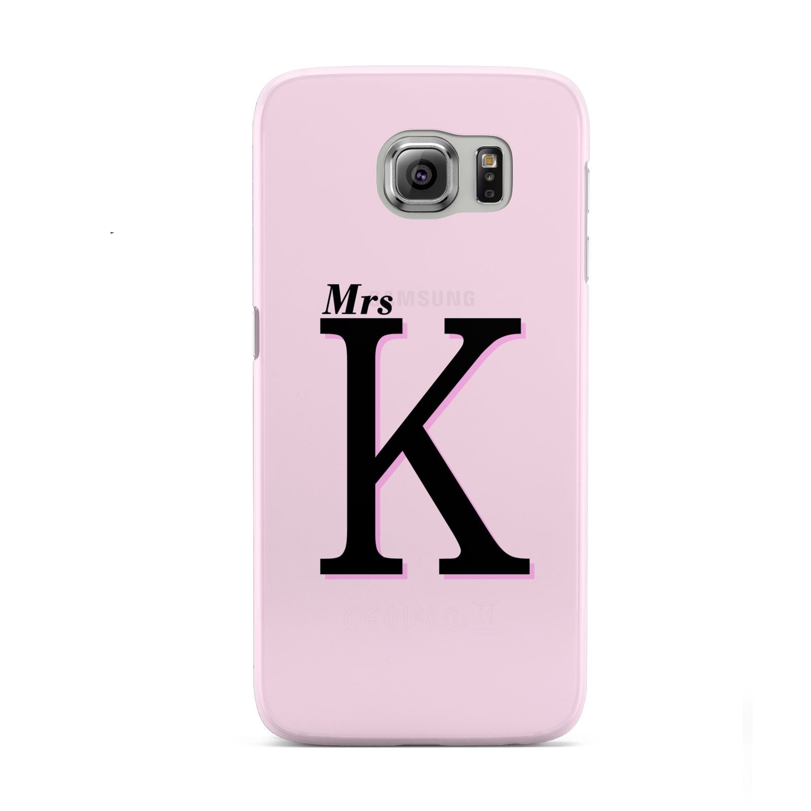 Personalised Single Initial Samsung Galaxy S6 Case