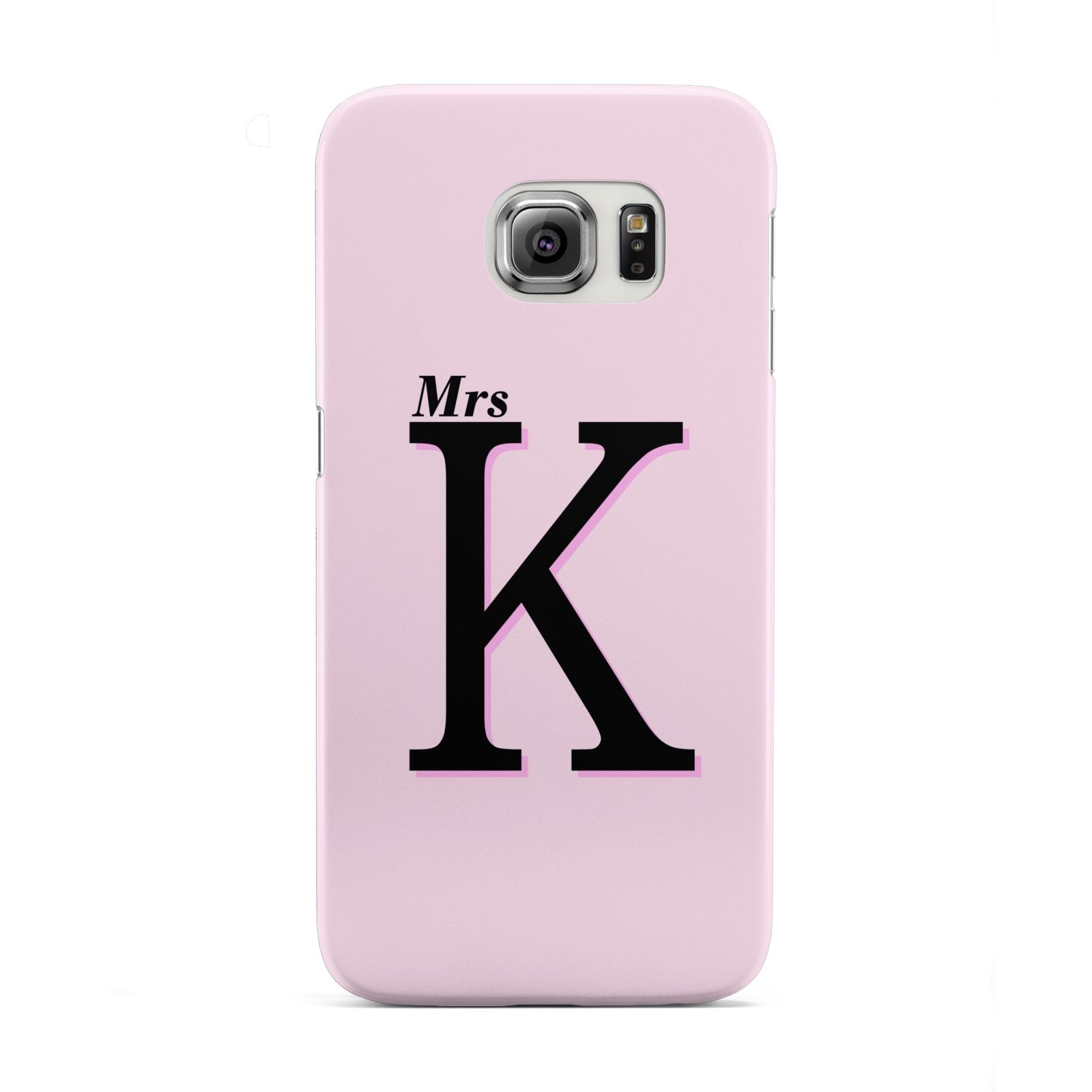 Personalised Single Initial Samsung Galaxy S6 Edge Case
