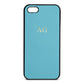 Personalised Sky Saffiano Leather iPhone 5 Case