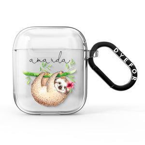 Personalised Sloth AirPods Case