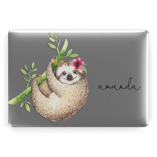 Personalised Sloth Apple MacBook Case