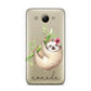Personalised Sloth Huawei Y3 2017