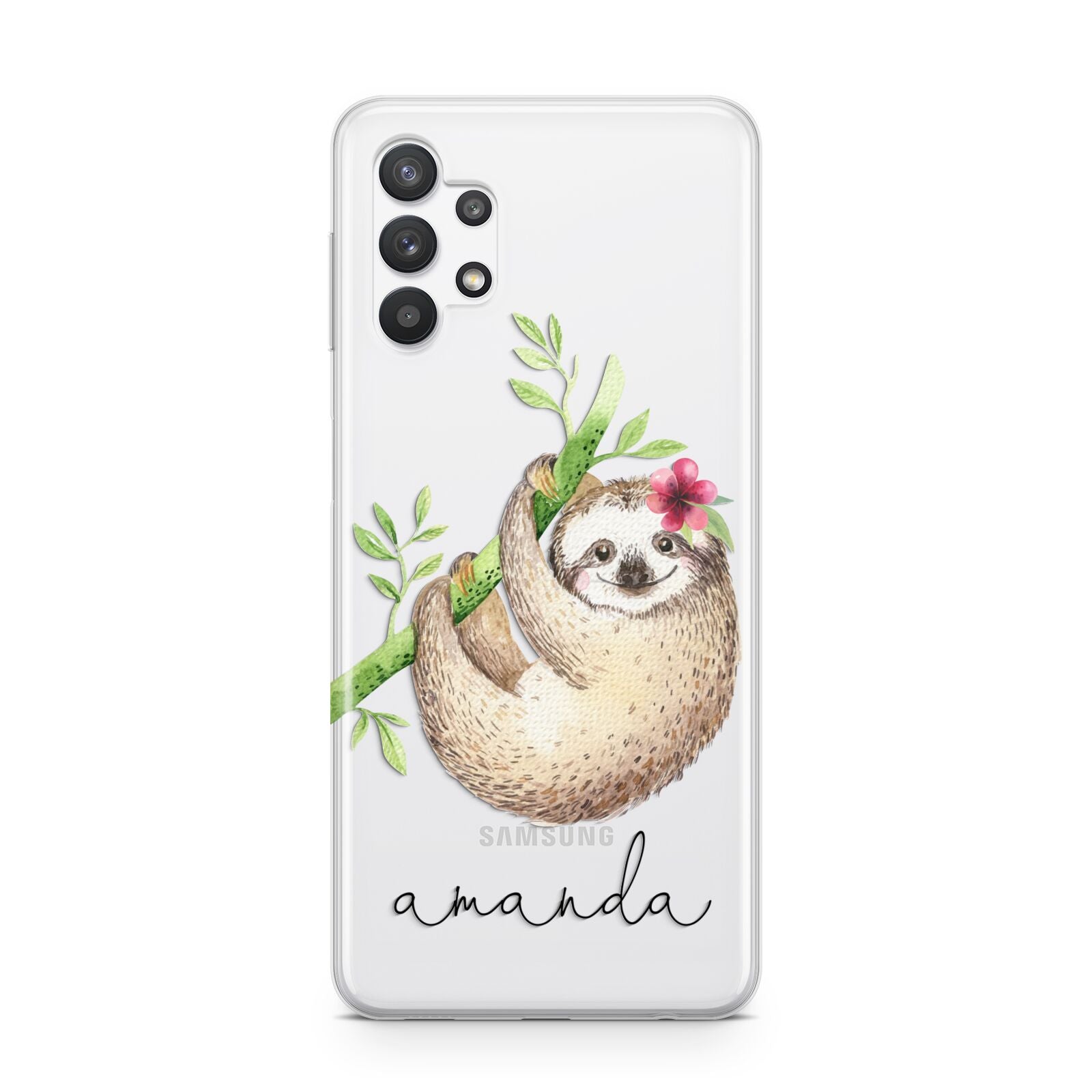 Personalised Sloth Samsung A32 5G Case