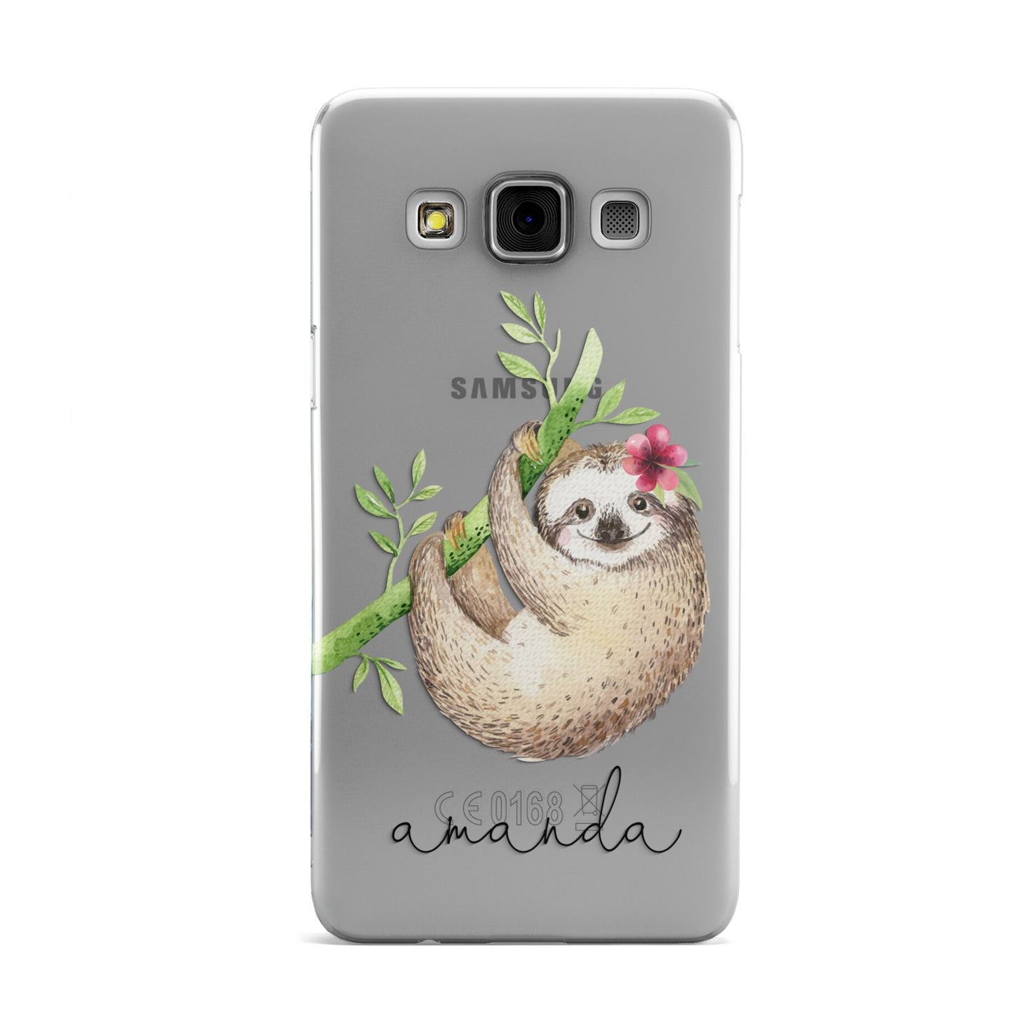 Personalised Sloth Samsung Galaxy A3 Case