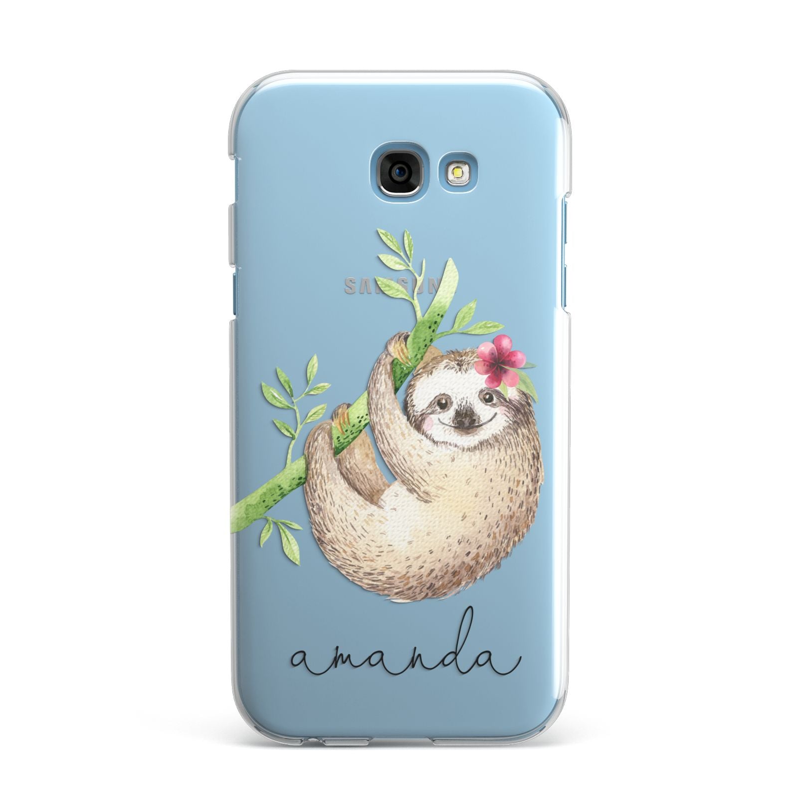 Personalised Sloth Samsung Galaxy A7 2017 Case