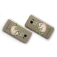 Personalised Sloth Samsung Galaxy Case Flat Overview