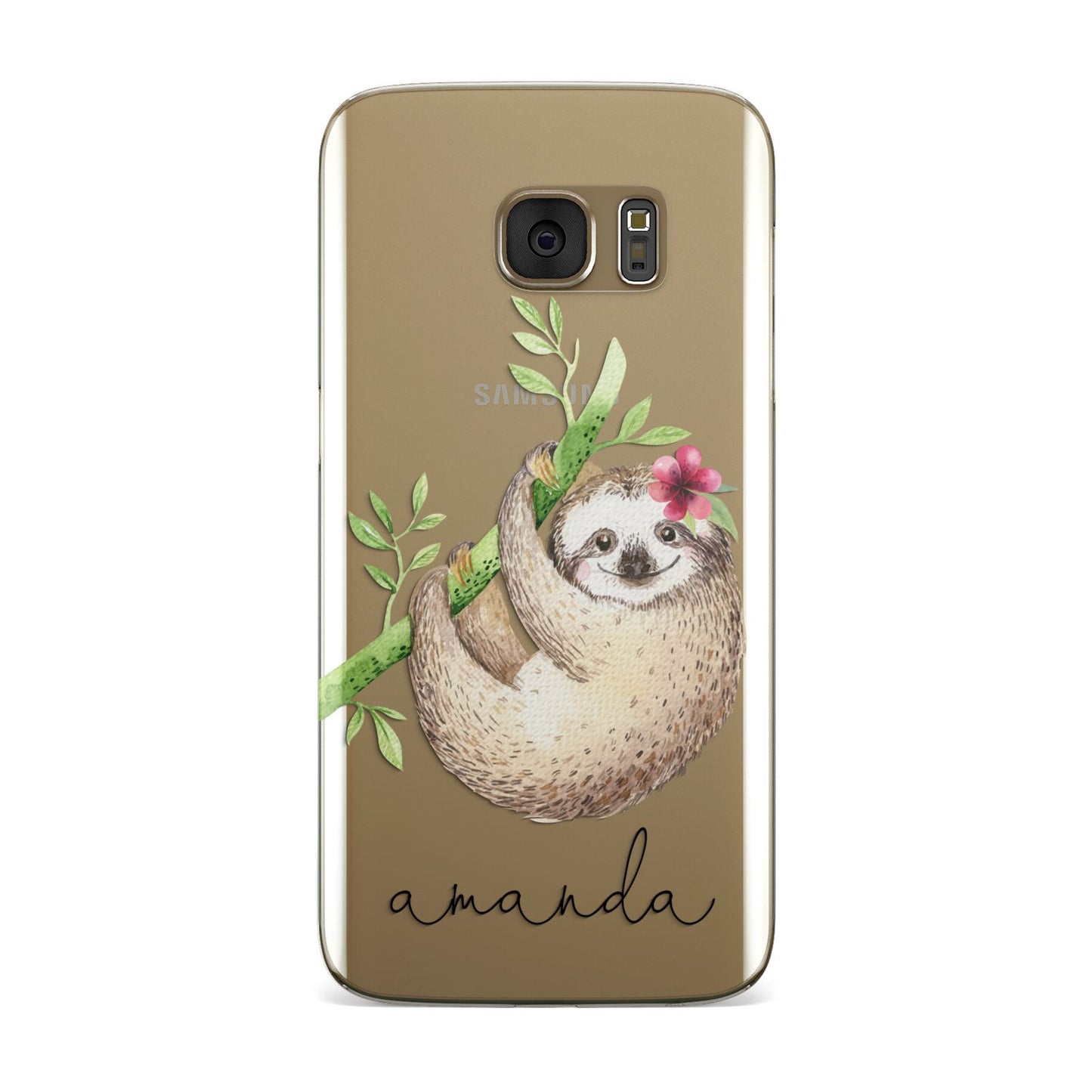 Personalised Sloth Samsung Galaxy Case