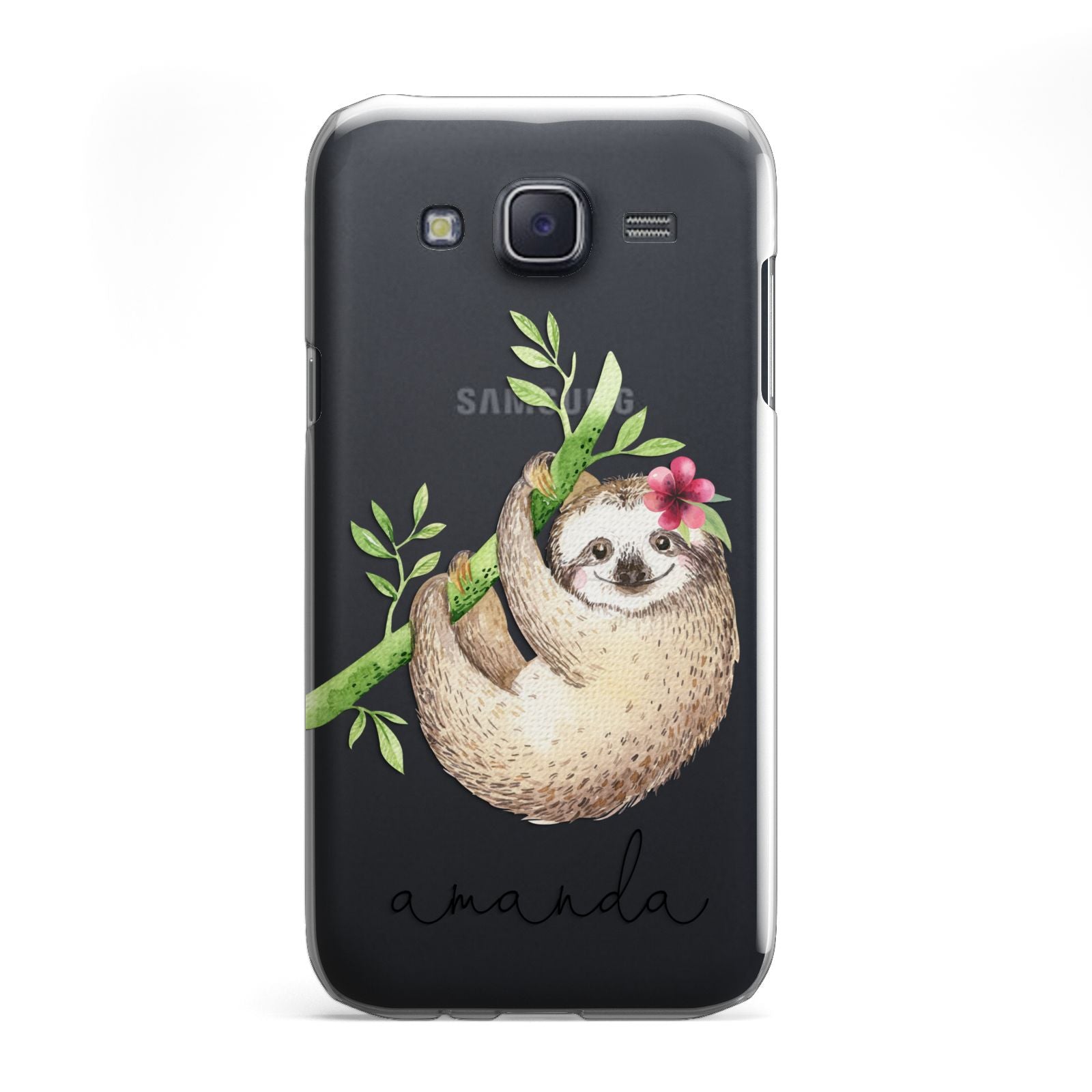 Personalised Sloth Samsung Galaxy J5 Case