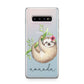 Personalised Sloth Samsung Galaxy S10 Plus Case