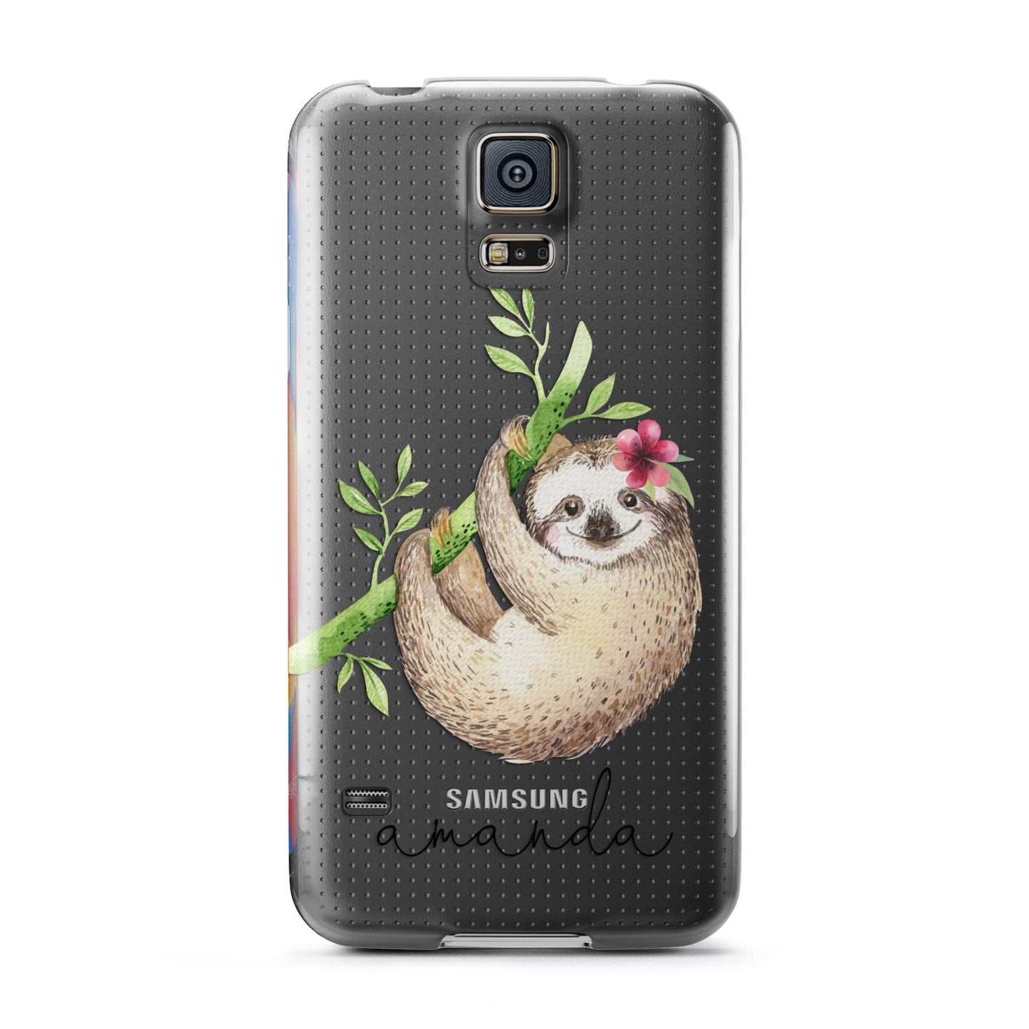 Personalised Sloth Samsung Galaxy S5 Case