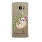 Personalised Sloth Samsung Galaxy S7 Edge Case