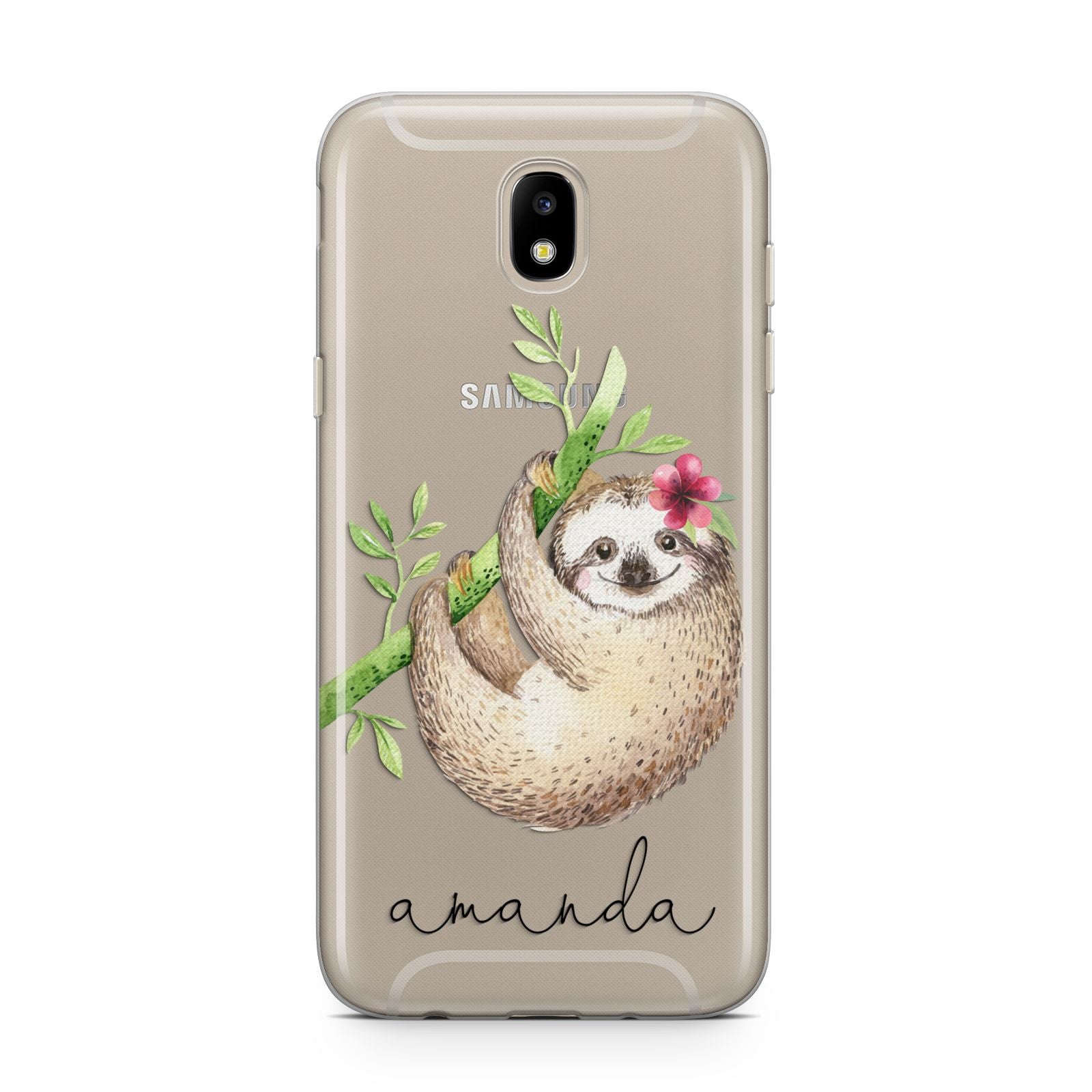 Personalised Sloth Samsung J5 2017 Case