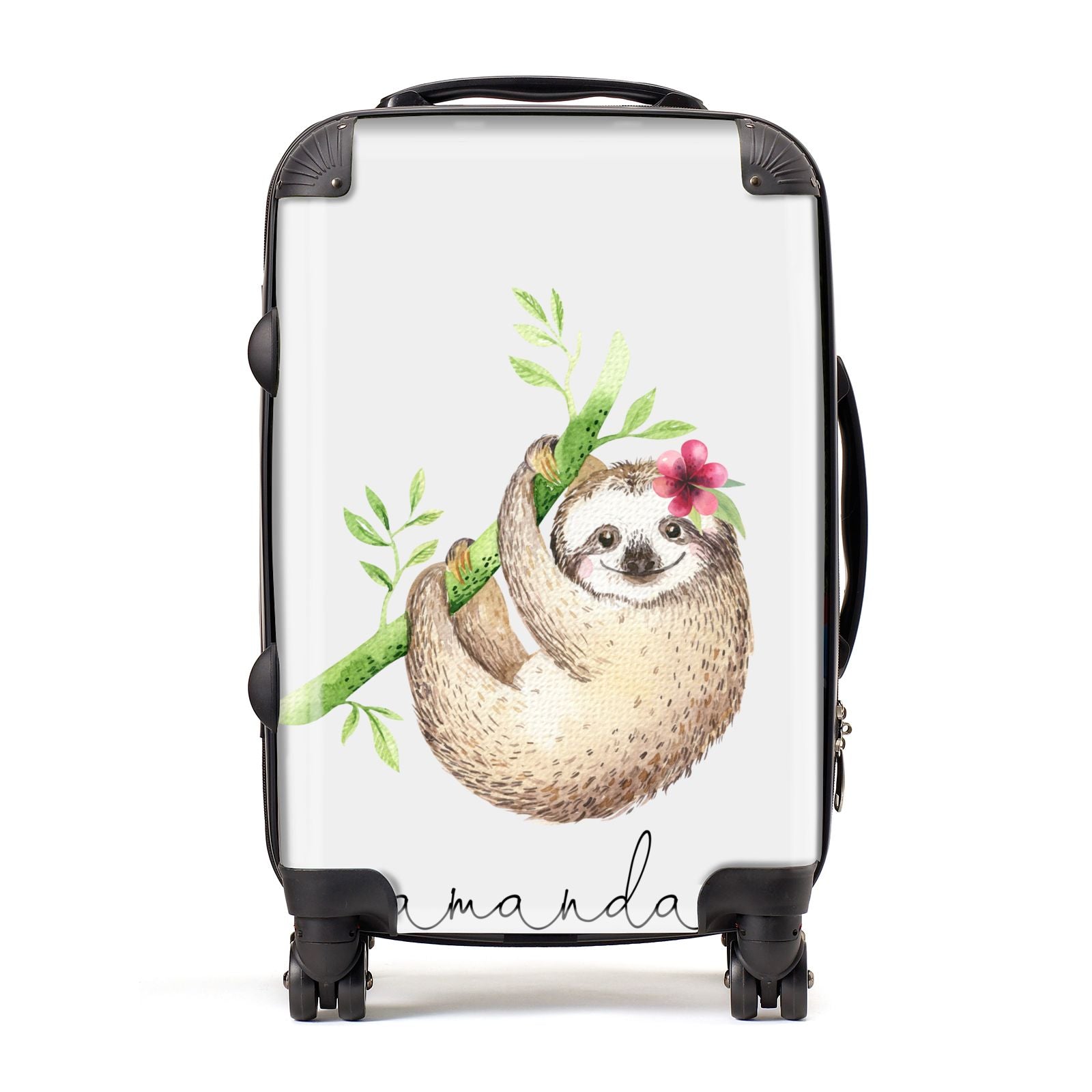 Personalised Sloth Suitcase