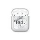 Personalised Small Marble Initials Custom AirPods Case