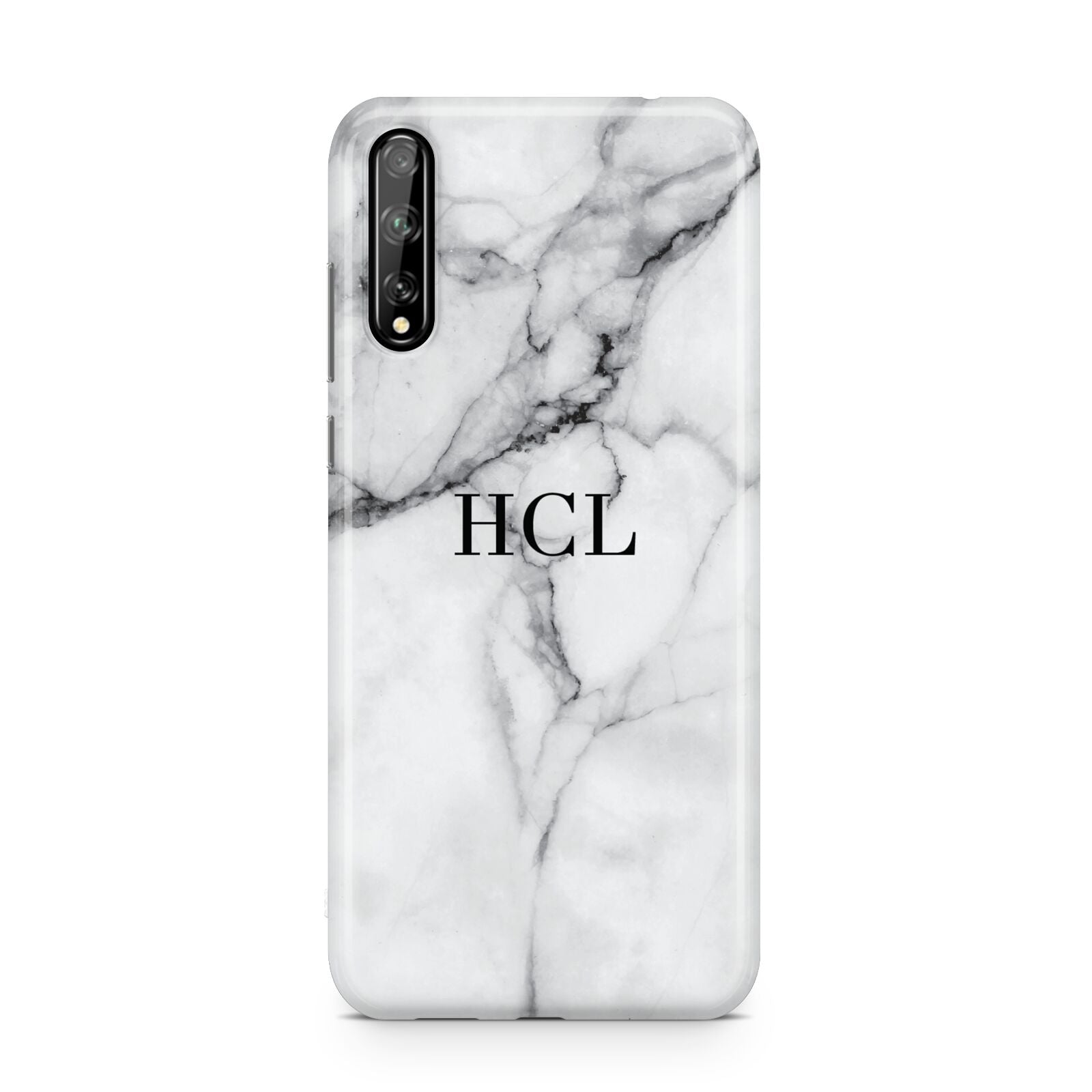 Personalised Small Marble Initials Custom Huawei Enjoy 10s Phone Case