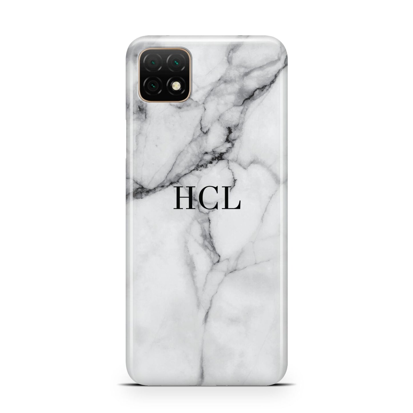 Personalised Small Marble Initials Custom Huawei Enjoy 20 Phone Case