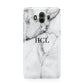 Personalised Small Marble Initials Custom Huawei Mate 10 Protective Phone Case