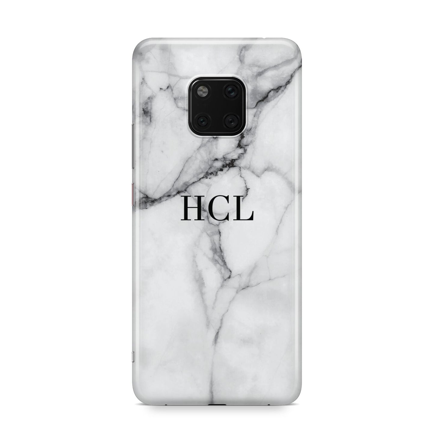 Personalised Small Marble Initials Custom Huawei Mate 20 Pro Phone Case