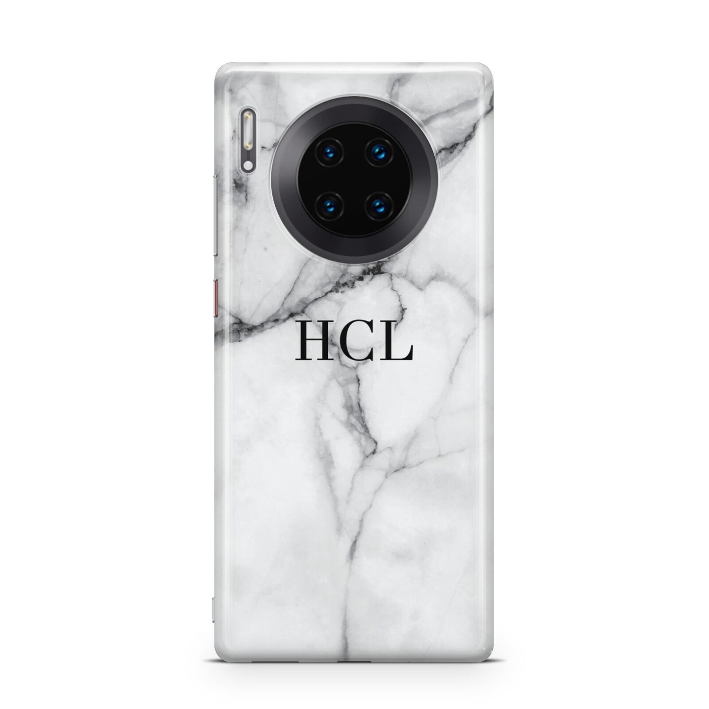 Personalised Small Marble Initials Custom Huawei Mate 30 Pro Phone Case