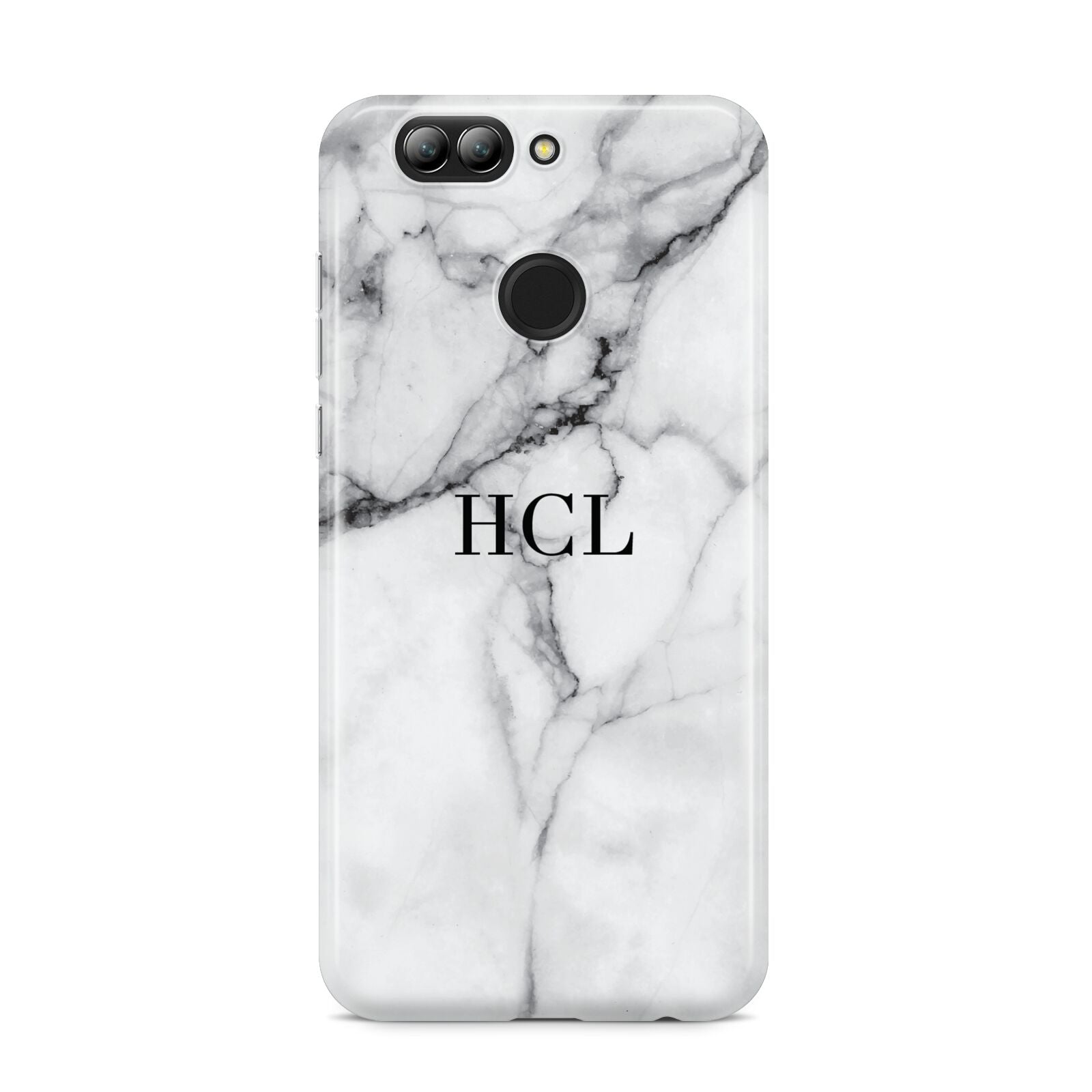 Personalised Small Marble Initials Custom Huawei Nova 2s Phone Case