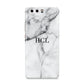 Personalised Small Marble Initials Custom Huawei P10 Phone Case