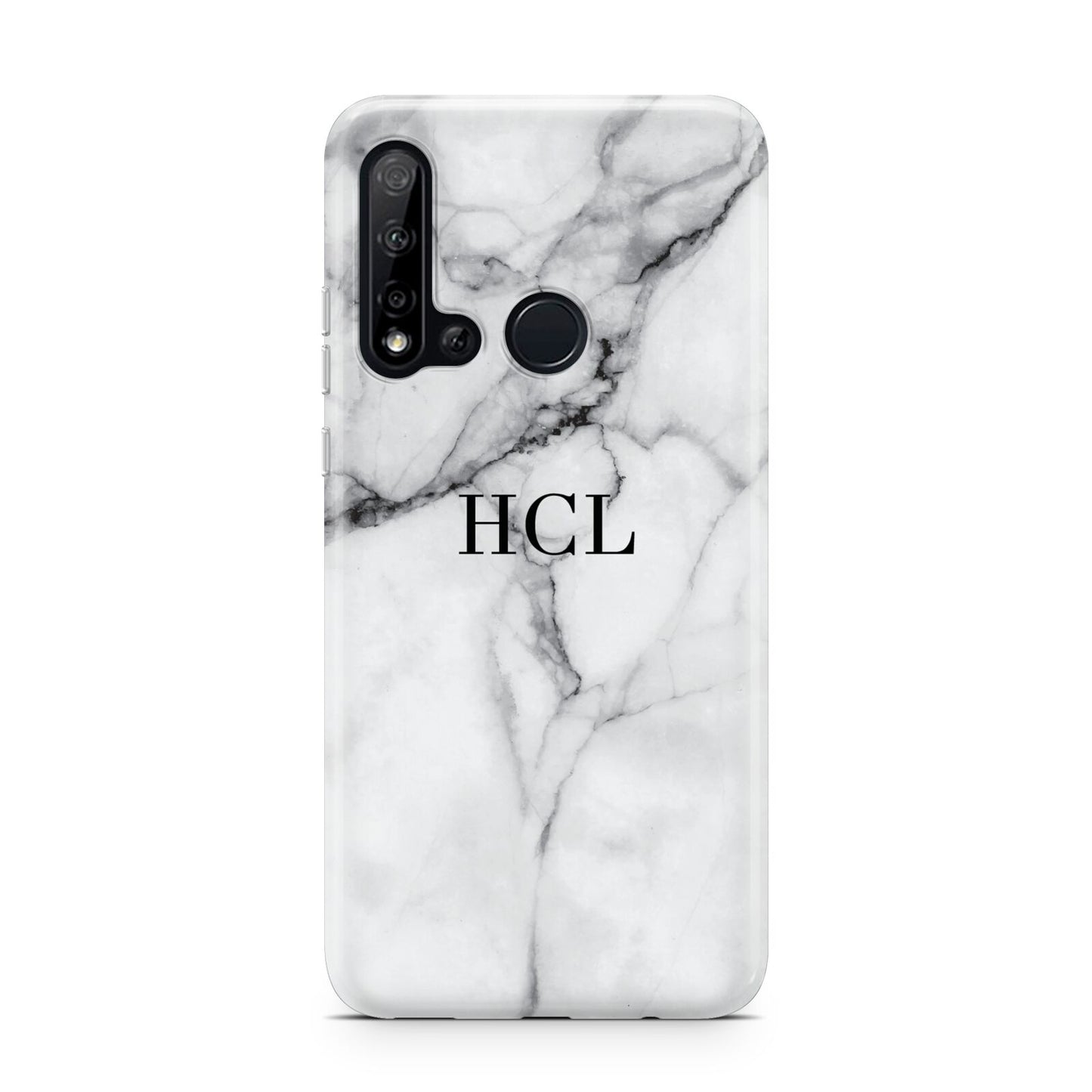 Personalised Small Marble Initials Custom Huawei P20 Lite 5G Phone Case