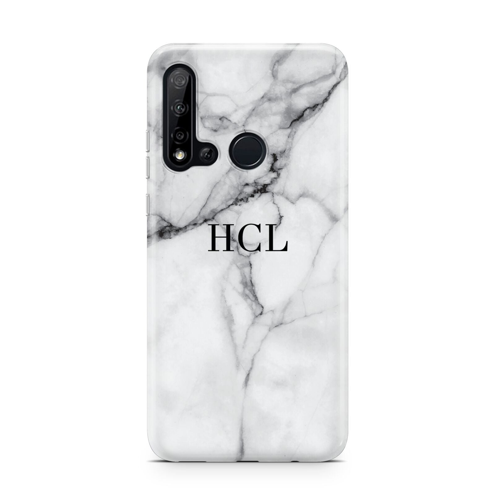 Personalised Small Marble Initials Custom Huawei P20 Lite 5G Phone Case