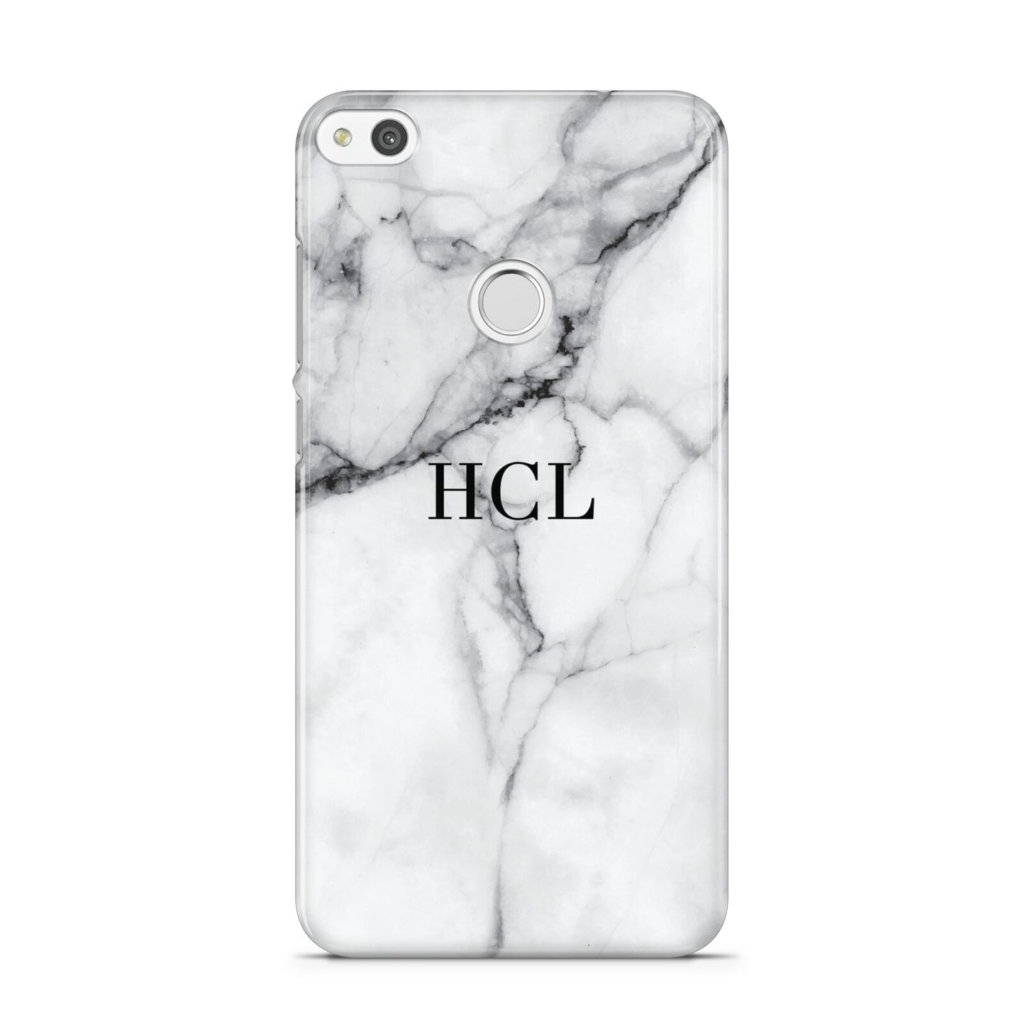 Personalised Small Marble Initials Custom Huawei P8 Lite Case