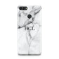 Personalised Small Marble Initials Custom Huawei Y9 2018