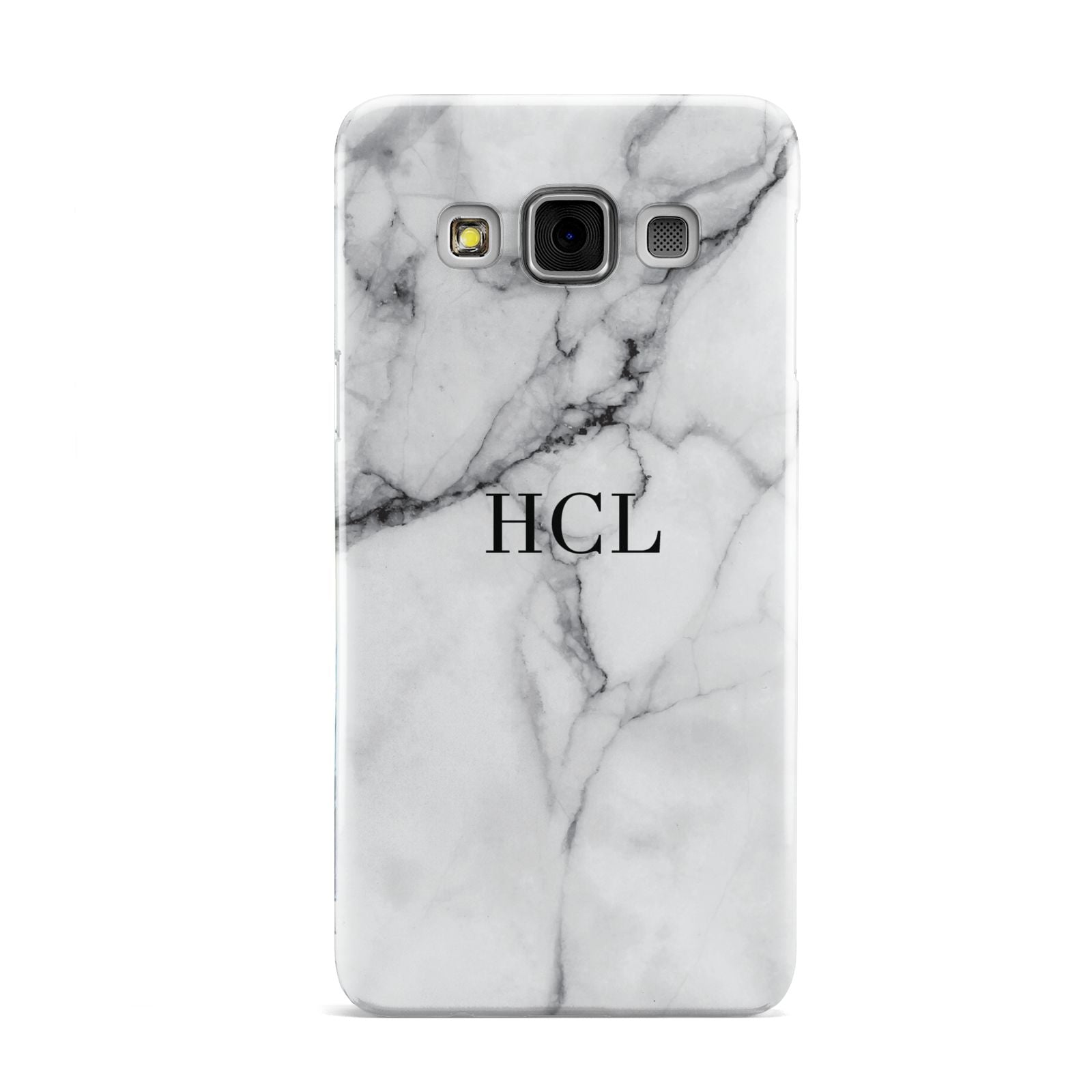 Personalised Small Marble Initials Custom Samsung Galaxy A3 Case