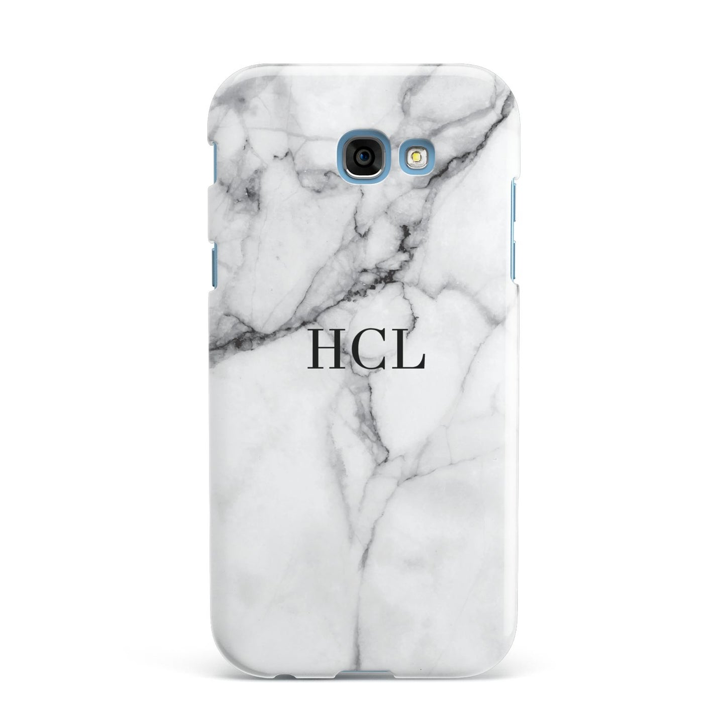 Personalised Small Marble Initials Custom Samsung Galaxy A7 2017 Case