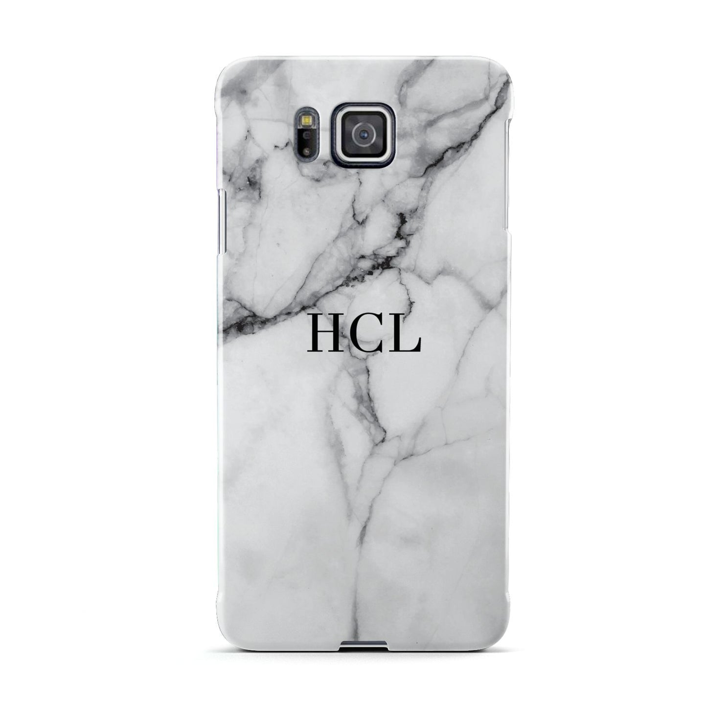 Personalised Small Marble Initials Custom Samsung Galaxy Alpha Case