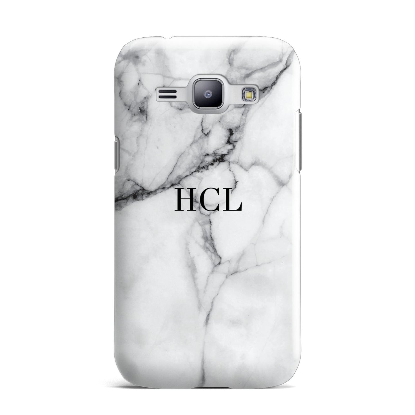Personalised Small Marble Initials Custom Samsung Galaxy J1 2015 Case