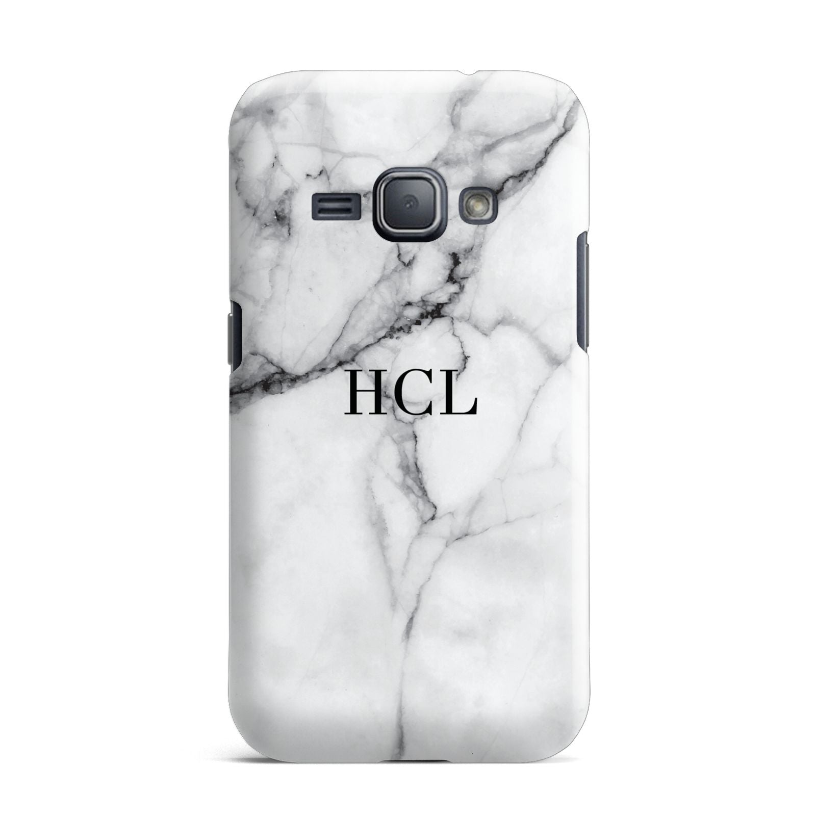 Personalised Small Marble Initials Custom Samsung Galaxy J1 2016 Case