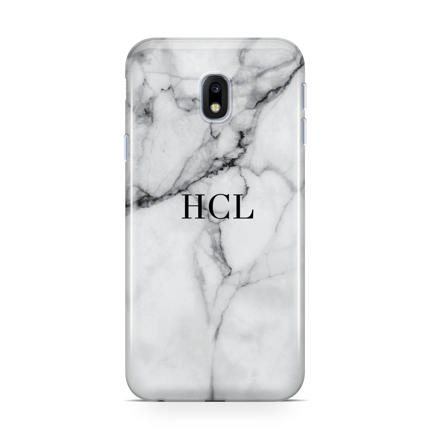 Personalised Small Marble Initials Custom Samsung Galaxy J3 2017 Case
